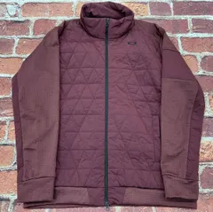 OAKLEY/オークリー キルティングジャケット 中綿 ボルドー メンズ2XL ゴルフウェア