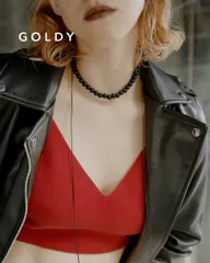 GOLDY ゴールディ カラー ビーズ コード チョーカー ネックレス 3251107【メール便可】