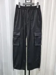 ブラック カーゴ ジョガーパンツ トレーナー