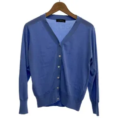 UNITED ARROWS GREEN LABEL RELAXING　カーディガン　長袖　Vネック　フルボタン　無地　古着　/2402