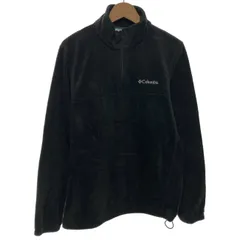 Columbia　フリース　プルオーバー　ハーフジップ　ハイネック　無地　ワンポイント　刺しゅう　アウトドア　古着　/7106