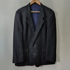 PLAY BOY プレイボーイ テーラード ジャケット 2B 総裏 ウール ビジネス ブラック EB 大きいサイズ B341