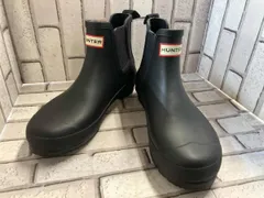 HUNTER ハンター ショートブーツ ブラック UK6