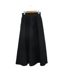 ナイスクラップ NICE CLAUP ジャガード フレア スカート ロング F ブラック 黒 /KT7