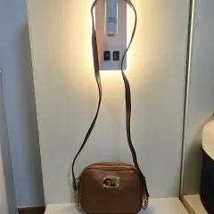 マイケルコース ブラウン チェーン クロスバック 正規品