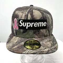 【中古】SUPREME 25FW Breast Cancer Awareness Box Logo New Era Truetimber HTC カモ柄 キャップ シュプリーム ニューエラ[17][240017753443]