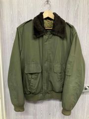 70s-80s フランス軍 ボンバージャケット ファー付き ミリタリー 