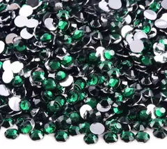 高分子ストーン　ラインストーン　デコストーン 　グリーン