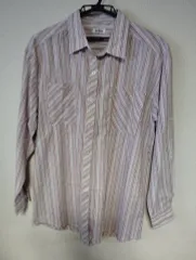 ストライプシャツ　LL