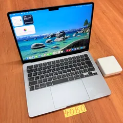 【バッテリー良好】 MacBook air 13インチ 2022 アップル Apple  M2 16GB 512GB 動画編集可能 カメラ内蔵 ノートPC ノートパソコン SSD搭載 macOSインストール済み 【4080】