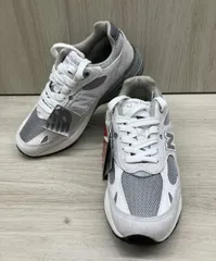 NB6★【New balance】U993RG ホワイト×グレー スニーカー 