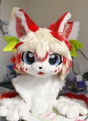 全頭面鍵つき 原神 ノエル kigurumi 着ぐるみ マスク #コスプレ - メルカリ