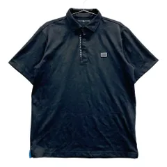 サイズ：L TOMMY HILFIGER GOLF トミー ヒルフィガーゴルフ  半袖ポロシャツ カモフラ柄 ブラック系 [240101616687] ゴルフウェア メンズ ストスト