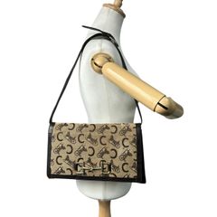 希少ヴィンテージ】セリーヌ CELINE Cマカダム サルキー 馬車 希少ヴィンテージ】セリーヌ CELINE Cマカダム サルキー 馬車