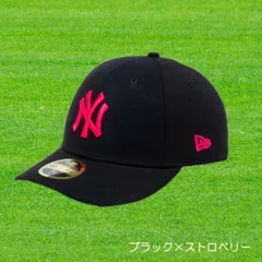 種類57:[57]ブラック/ストロベリー/7-1/4(57.7cm) ニューエラ NEW ERA MLB Low Profile 59FIFTY ニューヨーク・ヤンキース キャップ NYLP5950