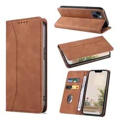 KWATUNG iphone 14 用ケース 手帳型 アイフォン 14 用ケース 手帳型 おしゃれ iPhone 14 用手帳型ケース 肌感レザー スマホケース iPhone 14用 カバー 内蔵マグネット耐衝撃 カード収納 スタンド機能 あいふぉん14用 カ