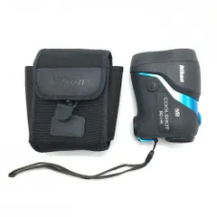 【美品】ニコン レーザー距離計 クールショット 黒×ブルー 80i VR 通電確認済 収納ケース付 ゴルフ Nikon