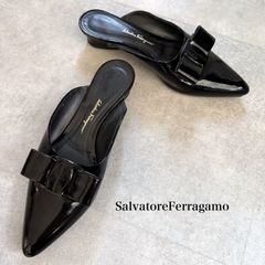 フェラガモ Ferragamo ラバーサンダル フラット ヴァラリボン 7C