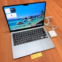 【動作確認済み】 MacBook air 13インチ 2022 アップル Apple  M2 16GB 512GB 動画編集可能 カメラ内蔵 ノートPC ノートパソコン SSD搭載 macOSインストール済み 【4081】