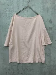 BEAUTY & YOUTH ビューティ&ユース ユナイテッドアローズ 日本製 フレアスリーブ カットソー ピンク ■◆ レディース