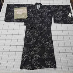 ◇ ⊂ モノマート MONO-MART LDot908 ブラック系 セパレート浴衣 レディース E  【1512100011507】