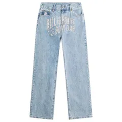 ビリオネアボーイズクラブ メンズ ボトムス デニムパンツ ロゴ ジーンズ Billionaire Boys Club Arch Logo Denim Jeans Light Wash Blue ブルー