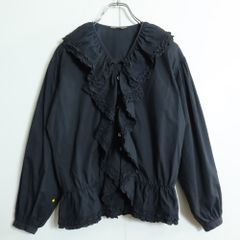 INGEBORG・花柄紫色長袖Vネックブラウス・レース付き・新品未使用品 