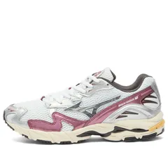 ミズノ メンズ シューズ スニーカー Mizuno WAVE RIDER 10 SPORT Sneaker White Black Sand Syrah ホワイト