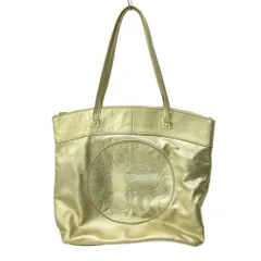 コーチ COACH トートバッグ シグネチャー エンボス レザー ゴールドカラー F18336 0207