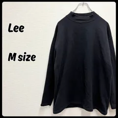 Lee トップス 無地 スウェット Mサイズ ブラック 古着 USA製リー