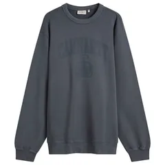 カーハート メンズ アウター パーカー・スウェット シャツ Carhartt WIP Faded Pond Corpsweatshirt Deep Night