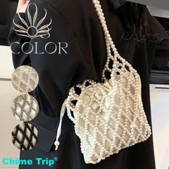 バッグ ショルダーバッグ ハンドバッグ パール ビーズ 小さめ レディース 韓国ファッション きれいめ 華やか おしゃれ パーティー 2次会 高見え