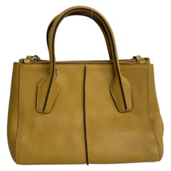 TOD'S(トッズ) トートバッグ - ダークイエロー レザー