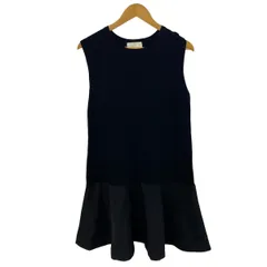 Chesty(チェスティ) ワンピース サイズ1 S レディース美品  - 黒 クルーネック/ノースリーブ/ひざ丈