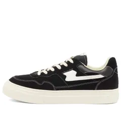 エス ダブリュー シー メンズ シューズ スニーカー スエード Stepney Workers Club Pearl SStrike Suede Sneaker Black White ホワイト