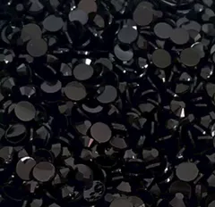 ミルキーストーン　ラインストーン　デコストーン 　ブラック