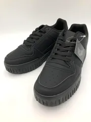 展示品■LOVEHUNTER ラブハンター 厚底 ボリュームソールコート ローカット スニーカー size42/黒 ■■ メンズ