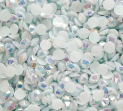 ミルキーストーン　ラインストーン　デコストーン 　ホワイト