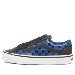 バンズ メンズ シューズ スニーカー Vans OTW Old Skool 36 Vibram Sneaker Check Black True Blue ブラック