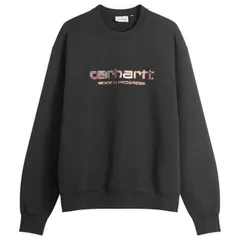 カーハート メンズ アウター パーカー・スウェット シャツ Carhartt WIP Solar Chrome Sweatshirt Black ブラック