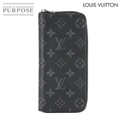 美品 ルイ ヴィトン LOUIS VUITTON モノグラム エクリプス ジッピーウォレット ヴェルティカル 長財布 M62295 90311166