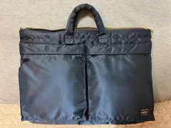 Porter タンカー ショート ヘルメットバッグ large アイアングレー (622-78331)