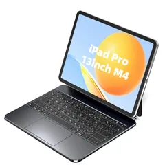 Bettdow 【新型自動チャージ】 マジックキーボード 2024 iPad Pro M4 13インチ 対応スマートキーボードケース 単独充電不要 iPad Pro 13inch M4 専用 トラックパッド付き 高感度磁気吸着ケース JIS配列 日本 ...