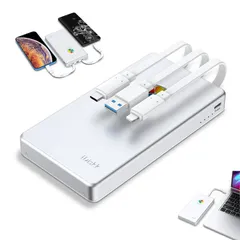 【APPLE mfi認 4096GB iPhone16対応】iDiskk iPhone 外付けハードドライブ 4TB 2.5インチ外部hdd ディスク フラッシュメモリ【Lightning/USB/Type-C 3本ケーブル内蔵】iPhone/iPa ...