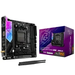 ASRock マザーボード B850I Lightning WiFi AMD Ryzen 9000 / 8000 / 7000 / 8000 / 7000 シリーズ CPU (Soket AM5) DDR5 Mini ITX マザーボード 【国内正規 ...