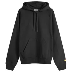 カーハート メンズ アウター パーカー・スウェット Carhartt WIP Hooded Chase Sweat Black Gold ブラック