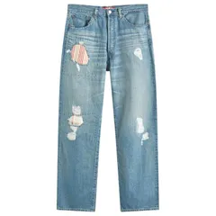 ジュンヤ ワタナベ メンズ ボトムス デニムパンツ パッチワーク ジーンズ Junya Watanabe MAN Selvedge Patchwork Jeans Indigo インディゴ