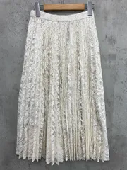 FRAY I.D フレイアイディー FWFS171059 レースプリーツ スカート size0/アイボリー ■■ レディース