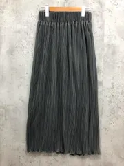 CLASSICAL ELF クラシカルエルフ ce0940041 きらり揺らめく。 メロープリーツタイトロング スカート sizeM-L/グレー ■■ レディース