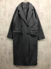 GRL グレイル k9298d フェイクウールダブルボタン チェスター コート sizeS/グレー ◆■ レディース
